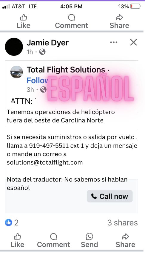 Spanish Flight Info